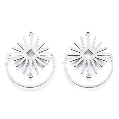 Non-Tarnish 201 Stainless Steel Pendants STAS-N090-LA952-1-1