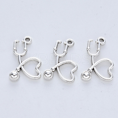 Tibetan Style Alloy Pendants TIBE-R316-086AS-RS-1