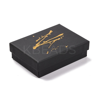 Hot Stamping Cardboard Jewelry Packaging Boxes CON-B007-01E-1