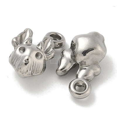 Anti-Tarnish 304 Stainless Steel Pendants STAS-Q334-50P-1