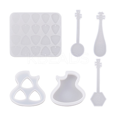 Guitar Pick Storage Box Silicone Molds DIY-FW0001-06-1