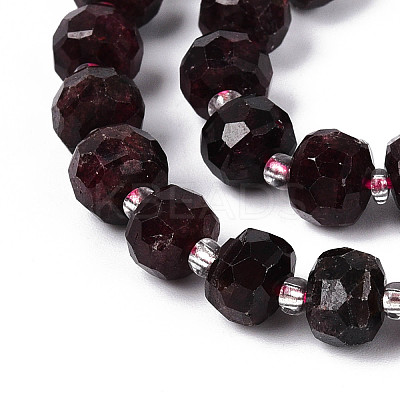 Natural Garnet Beads Strands G-T144-A01-04-1