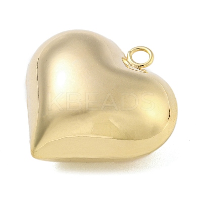 Heart Brass Pendants KK-N254-98G-01-1