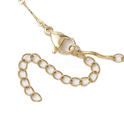 304 Stainless Steel Wavy Bar Link Chain Macrame Pouch Necklace Making NJEW-JN05064-03-1