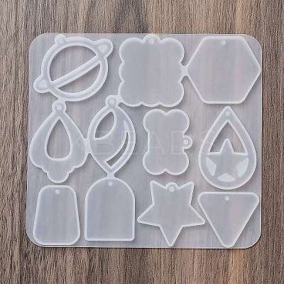 Geometry Earrings Pendants DIY Silicone Mold LS-DIY-Q033-01D-1