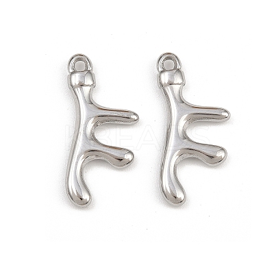 304 Stainless Steel Pendants STAS-L303-26P-02-1
