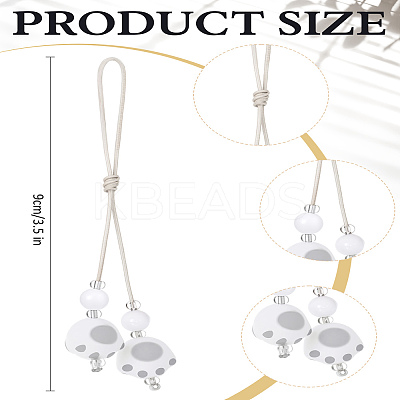 1Pc Resin with Nylon Cord Mobile Accessories Decoration HJEW-LP0002-13A-1