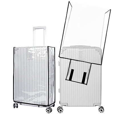 Transparent PVC Luggage Cover AJEW-WH20080-52E-1