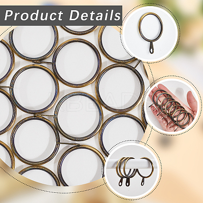 Iron Drape Sliding Eyelet Rings IFIN-SP0001-17A-BAB-1