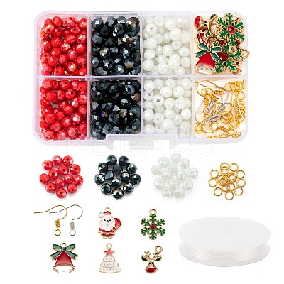 DIY 4 Pairs Earring/Bracelets Making Kits DIY-FS0001-41-1