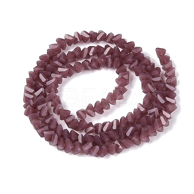 Opaque Glass Beads Strands GLAA-N019-3mm-13-1