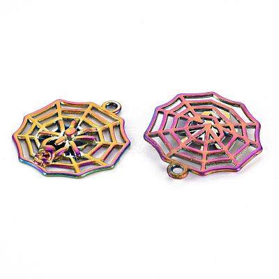 Rainbow Color Alloy Pendants PALLOY-S180-279-NR-1
