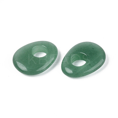 Natural Green Aventurine Pendants G-T144-09D-1