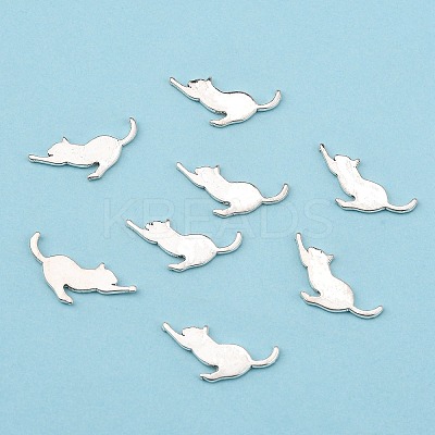 Alloy Kitten Cabochons LS-PALLOY-WH0072-73E-S-1