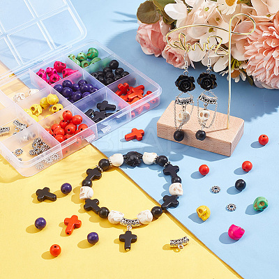 DIY Beads Jewelry Making Finding Kit DIY-AR0003-52-1