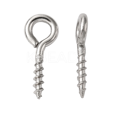 Tarnish Resistant 304 Stainless Steel Screw Eye Pin Peg Bails X-STAS-L234-165C-P-1