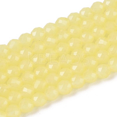Imitation Jade Glass Beads Strands LS-GLAA-T028-4mm-11H-1