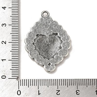 Tibetan Style Alloy Pendants PALLOY-M217-01I-AS-1