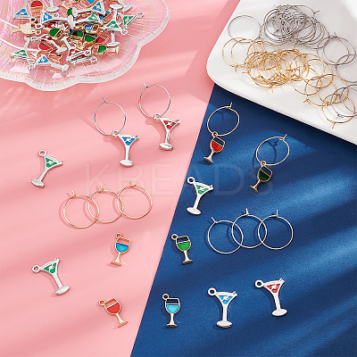 DIY Wine Glass Charm Making Kit DIY-UN0003-39-1