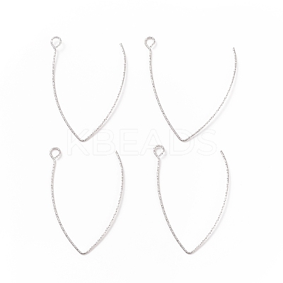 Tarnish Resistant 316 Stainless Steel Earrings Finding STAS-B025-02P-1