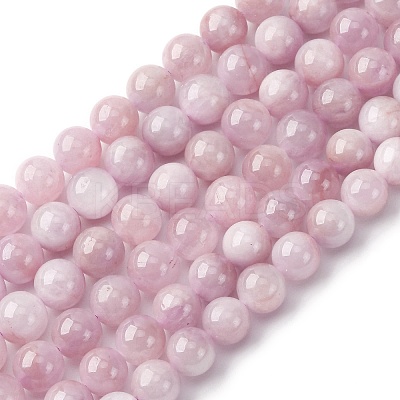 Natural Kunzite Beads Strands G-H313-01B-8mm-1