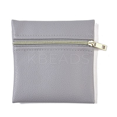 Imitation Leather Jewelry Storage Zipper Bags ABAG-G016-01B-1