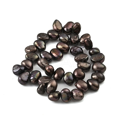 Dyed Natural Cultured Freshwater Pearl Beads Strands PEAR-A006-19B-X-1