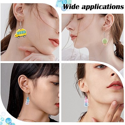 DIY Cartoon Earring Making Kit DIY-SZ0009-03-1