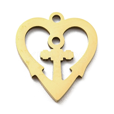Ion Plating(IP) 316L Surgical Stainless Steel Pendants STAS-M317-39G-1