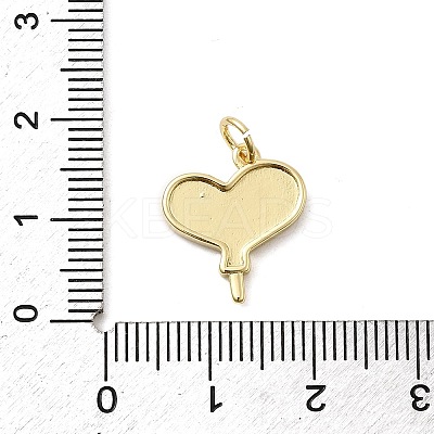 Brass Enamel Pendants KK-P338-32G-01-1