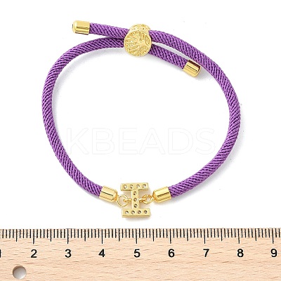 Adjustable Nylon Cord Bracelets BJEW-C096-01G-09-1