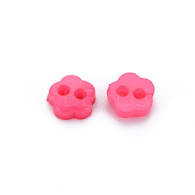 2-Hole Plastic Buttons BUTT-N018-029-1