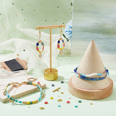 DIY Tile Bracelet Necklace Making Kit DIY-NB0007-98-1