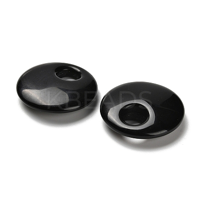 Natural Obsidian Pendants G-H073-05A-1