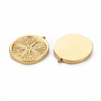 Ion Plating(IP) 304 Stainless Steel Pendant Rhinestone Settings LS-STAS-N097-097LG-NR-1