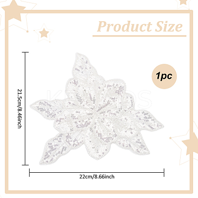 1Pc 3D Flower Lace Appliques DIY-MA0005-03A-1