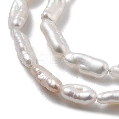 Natural Baroque Keshi Pearl Beads Strands PEAR-P064-06B-02A-1