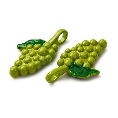 Baking Paint Alloy Pendants FIND-G097-04A-1