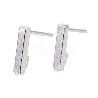 304 Stainless Steel Stud Earring Findings X-STAS-G224-21S-03-1