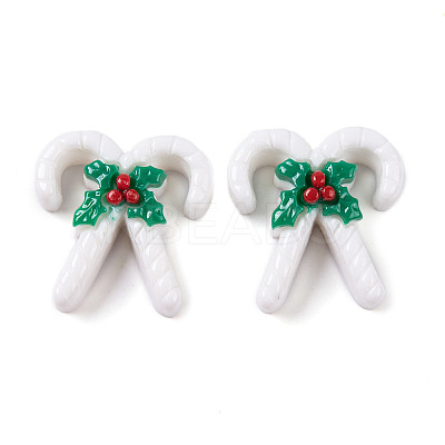 Christmas Decorations Theme Opaque Resin Decoden Cabochons RESI-Z026-01D-1