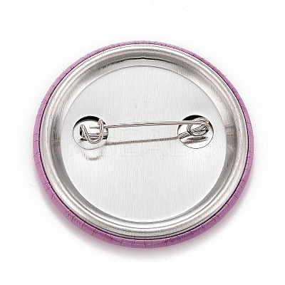 Breast Cancer Awareness Month Tinplate Brooch Pin LS-JEWB-G016-01P-06-1