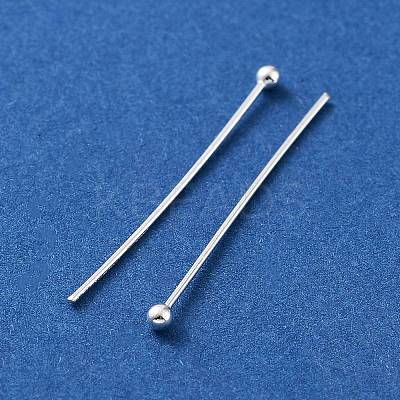 925 Sterling Silver Ball Head Pins STER-M117-05A-S-1