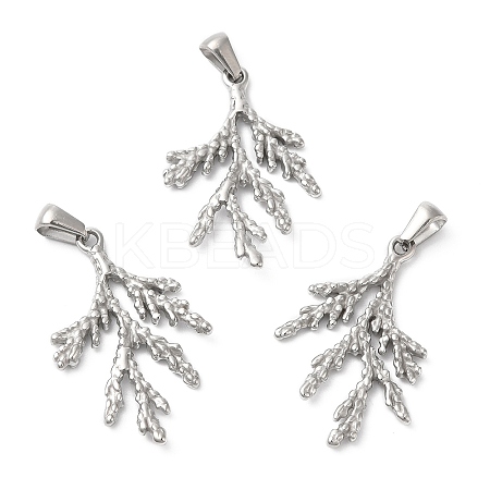 Non-Tarnish 304 Stainless Steel Pendants STAS-R122-08P-1