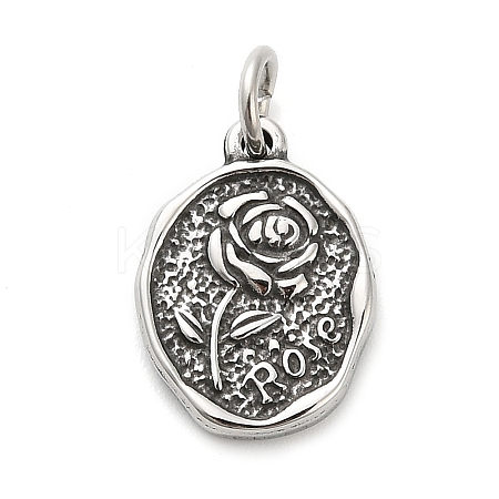 316 Surgical Stainless Steel Pendants STAS-A123-14AS-1