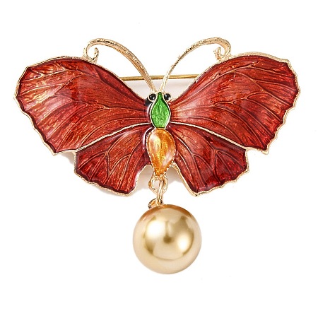 KC Gold Plated Alloy Brooches JEWB-L017-04KCG-01-1