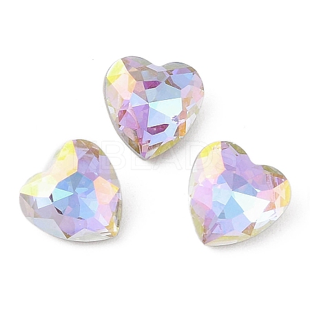 Glass Rhinestone Cabochons RGLA-L029-08A-VLLA-1