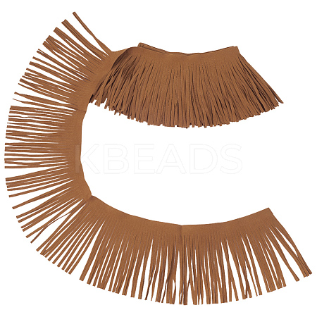 1Pc Suede Fabric Tassels Ribbon OCOR-GF0005-60A-03-1