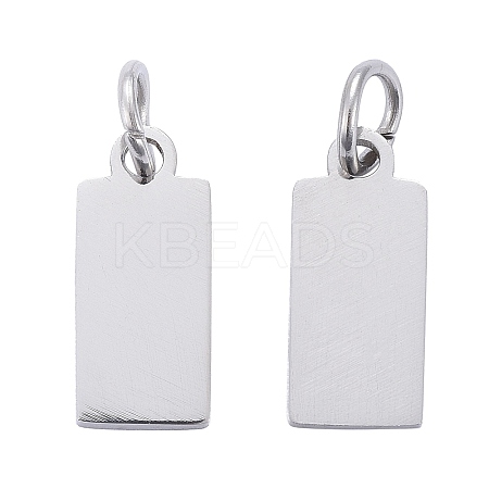 Anti-Tarnish 304 Stainless Steel Pendants STAS-I311-31B-P-1