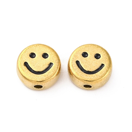 304 Stainless Steel Enamel Beads STAS-B085-08G-04-1