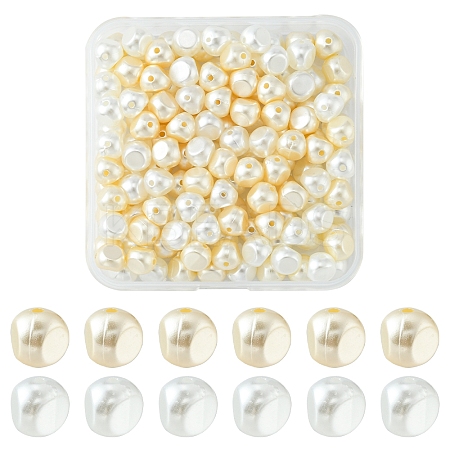 Nuggets Imitation Pearl Acrylic Beads OACR-FS0001-22-1